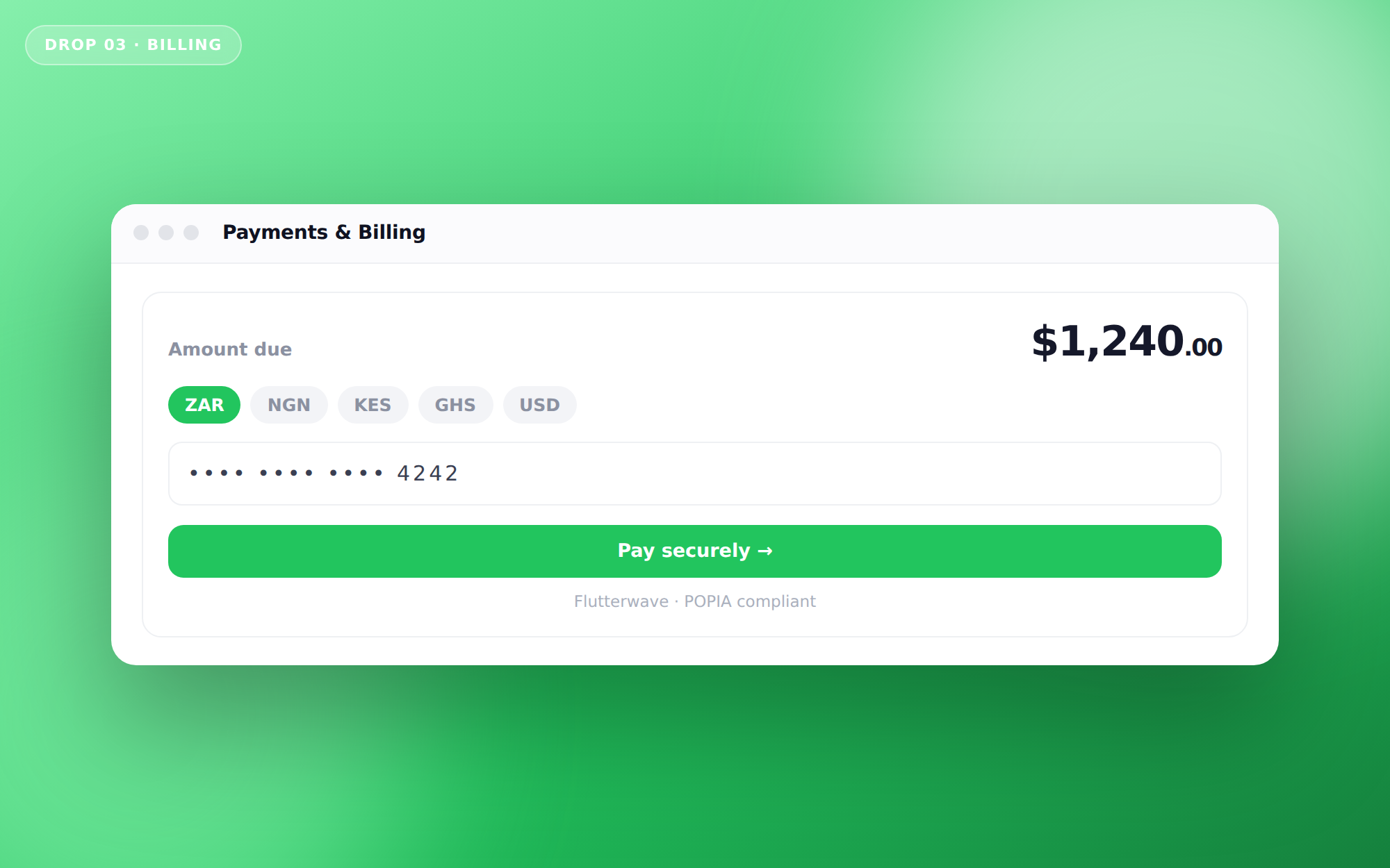 Pay for results, not promises